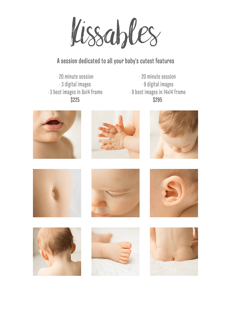 Kissables, Baby Details, Macro baby images