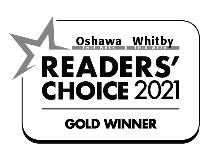 Oshawa Whitby This Week Readers' Choice Gold Winner badge